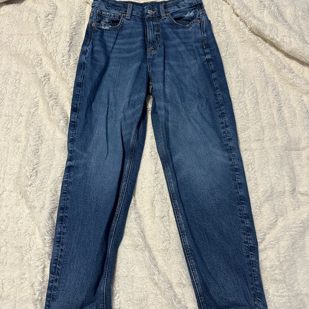 American Eagle Outfitters Blue Straight Leg Jeans